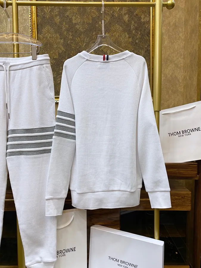 Thom Browne TB Unisex Hoodie Premium Organic Cotton