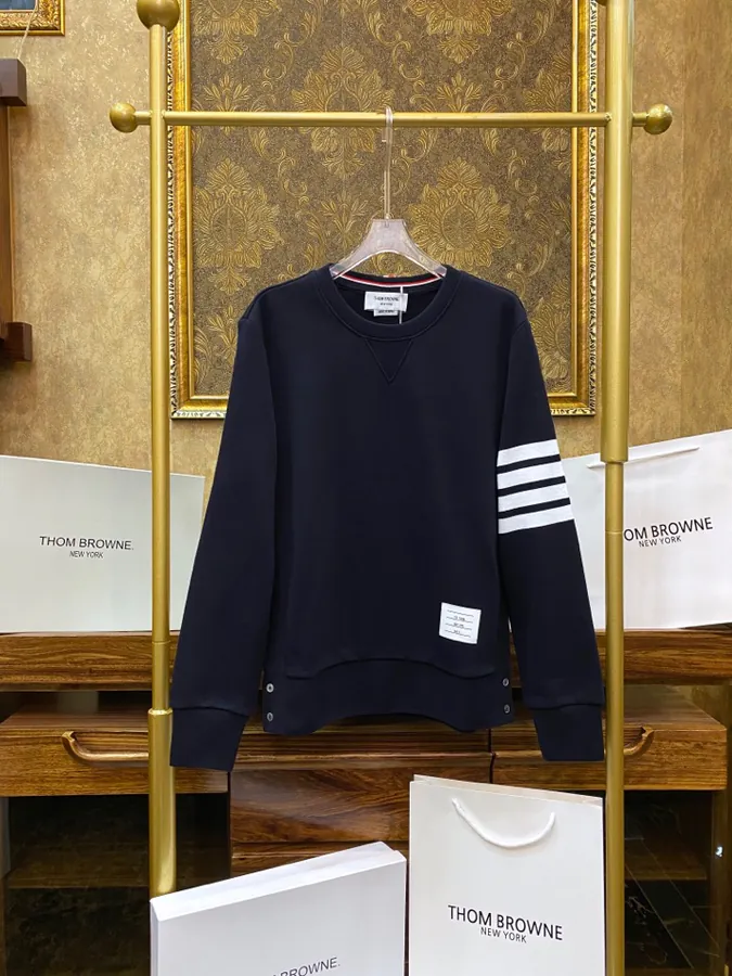Thom Browne TB Unisex Hoodie Premium Organic Cotton