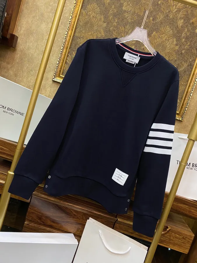 Thom Browne TB Unisex Hoodie Premium Organic Cotton