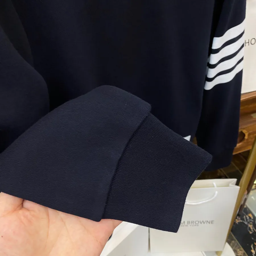 Thom Browne TB Unisex Hoodie Premium Organic Cotton