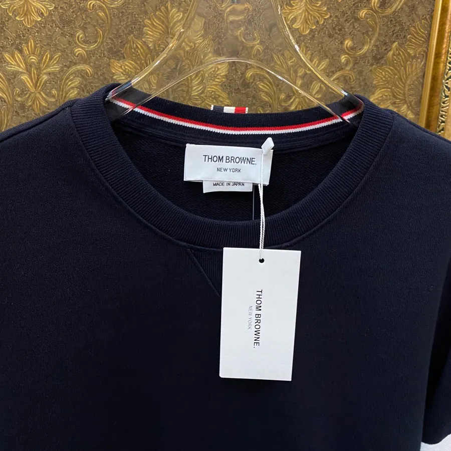 Thom Browne TB Unisex Hoodie Premium Organic Cotton