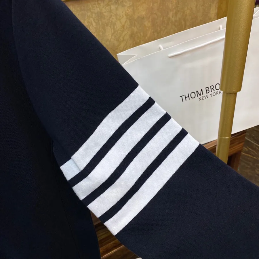 Thom Browne TB Unisex Hoodie Premium Organic Cotton