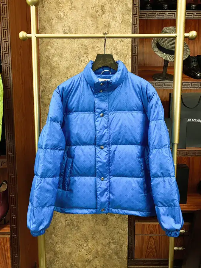Premium Down Jacket Come Hearts, Dark Pattern Silver Button, Custom Made Black Gray Fabric
