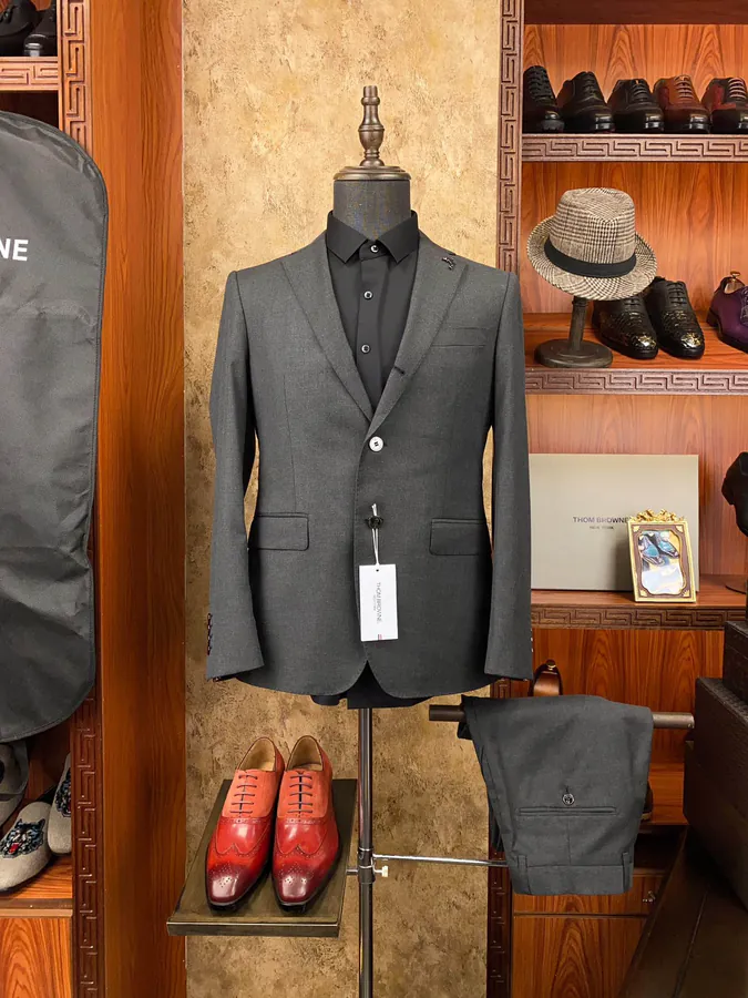 THom BRowNE Professional Suit Exclusive Luxury Tailored Two Piece Set