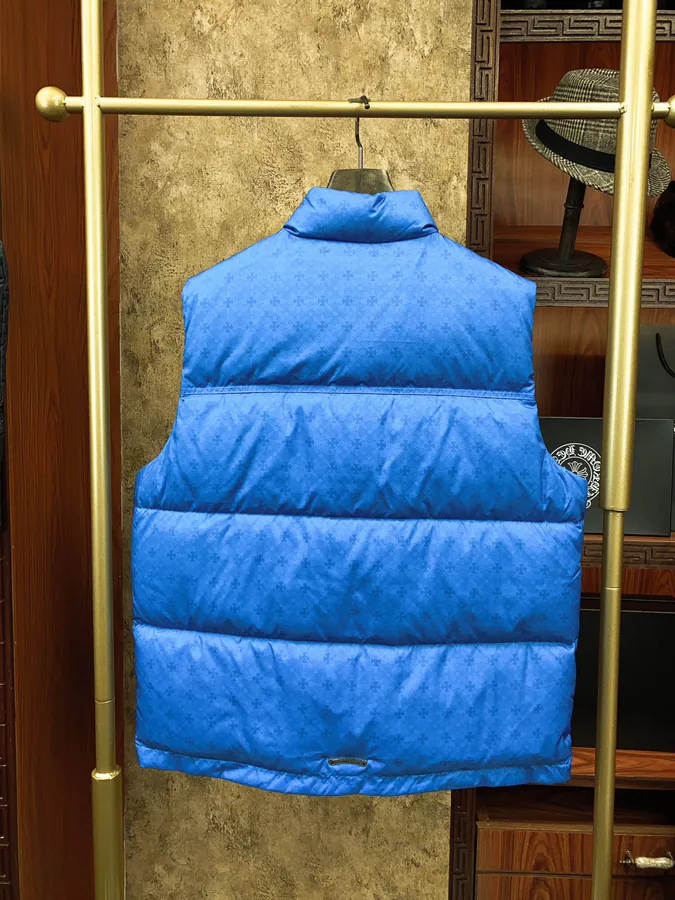 Come Hearts Dark Pattern Down Vest