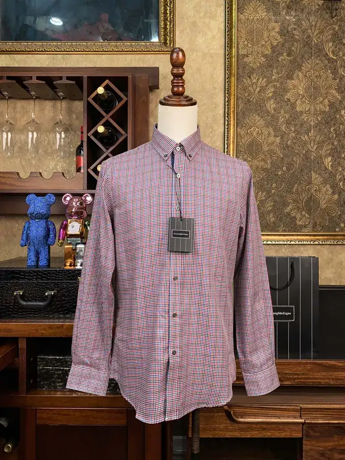 Zegna Gentlemen's Shirt Premium Fabric, Perfect Fit