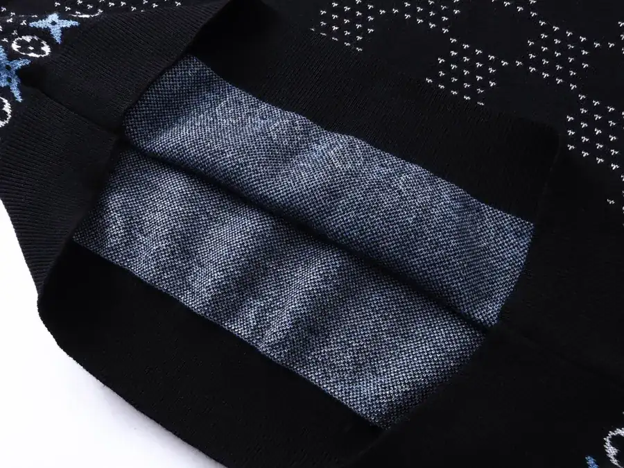 1V Loro Piana New Cable Knit Sweater with Embroidered Pattern