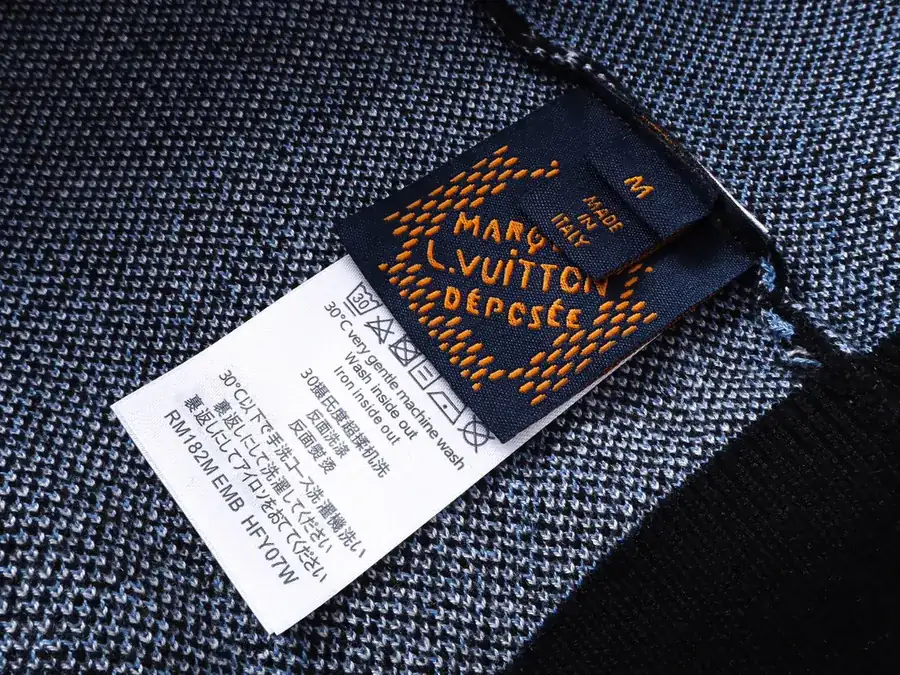 1V Loro Piana New Cable Knit Sweater with Embroidered Pattern