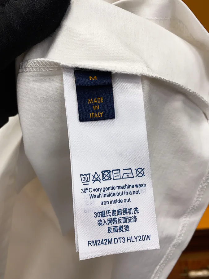1V Loro Piana Men's and Women's Short Sleeve Trendy and Futuristic Design
