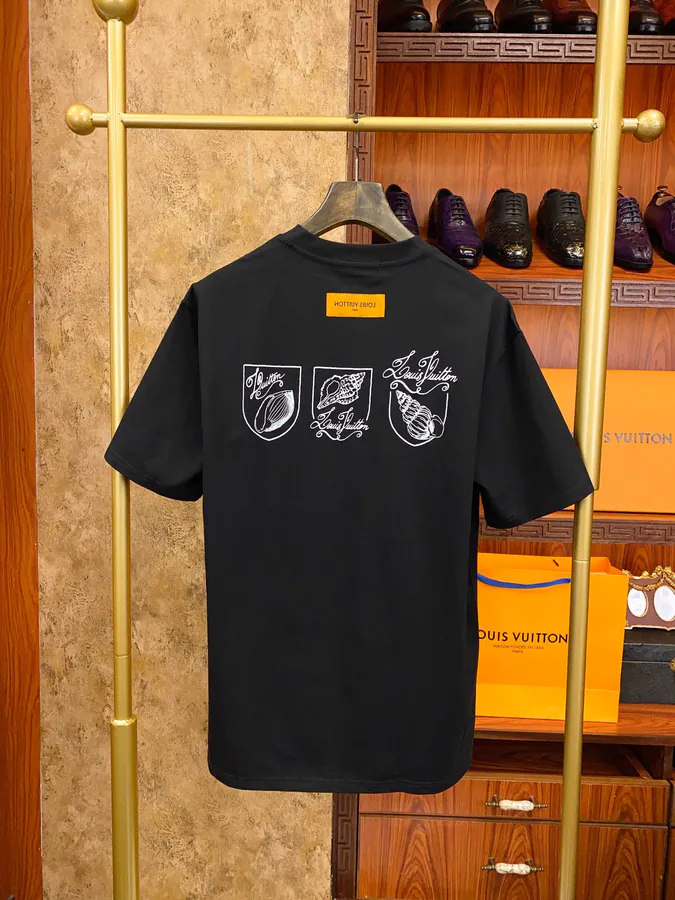 1V Loro Piana Men's and Women's Short Sleeve Trendy and Avant garde