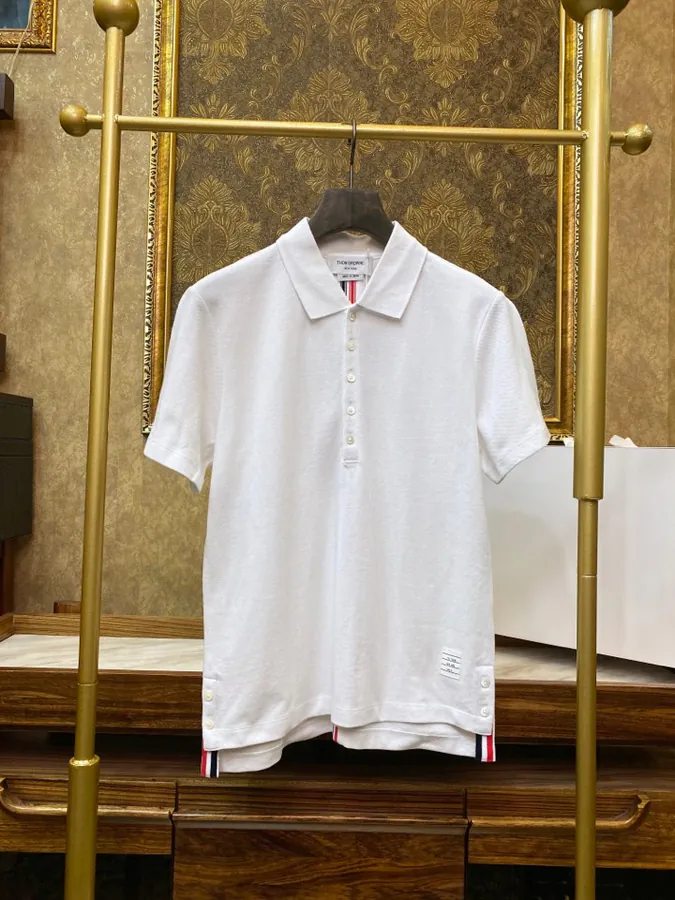 THOM BROWNE Summer Polo Shirt Classic Fit