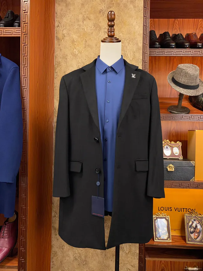 Loro Piana Wool Blend Coat Classic Elegance