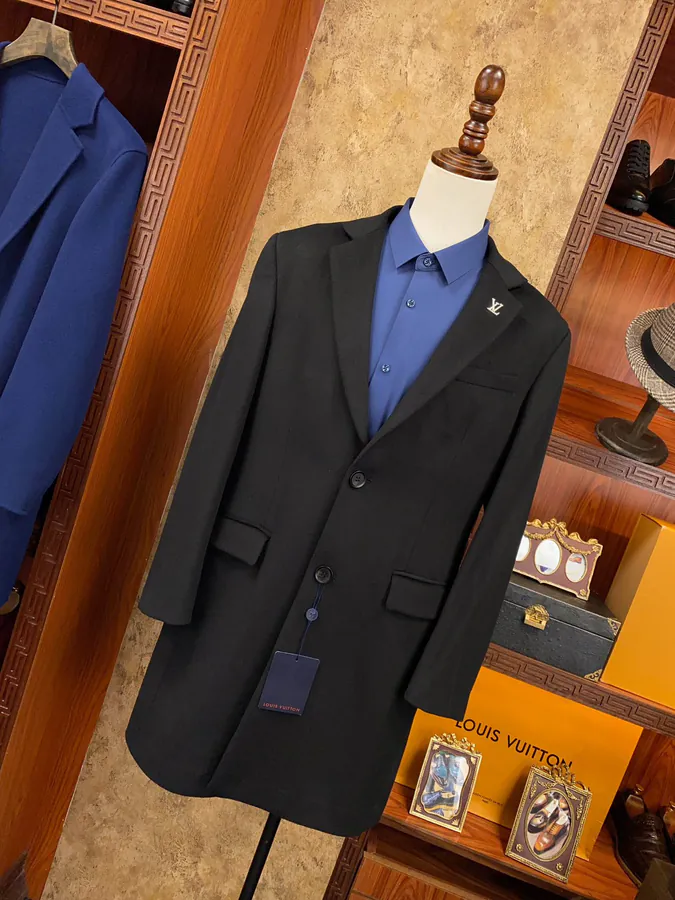 Loro Piana Wool Blend Coat Classic Elegance