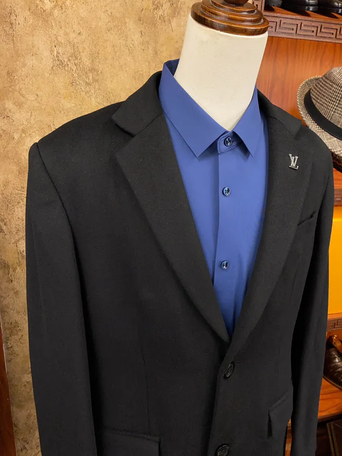 Loro Piana Wool Blend Coat Classic Elegance