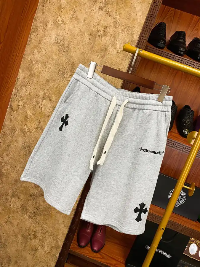 Come Hearts Crosshatch Denim情侣Shorts