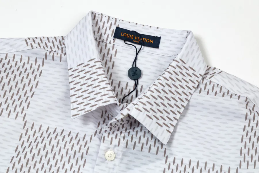 P260 Premium Long Sleeve Print Shirt with Chessboard Pocket
