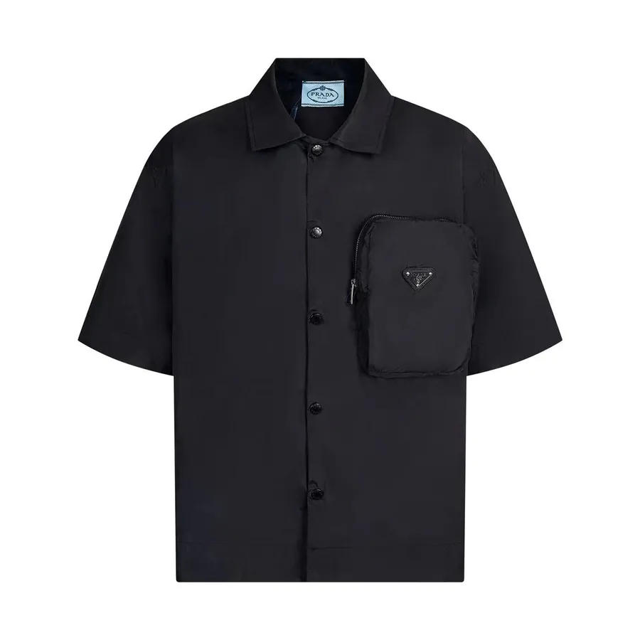 Prada Workwear Pocket Short Sleeve Shirt