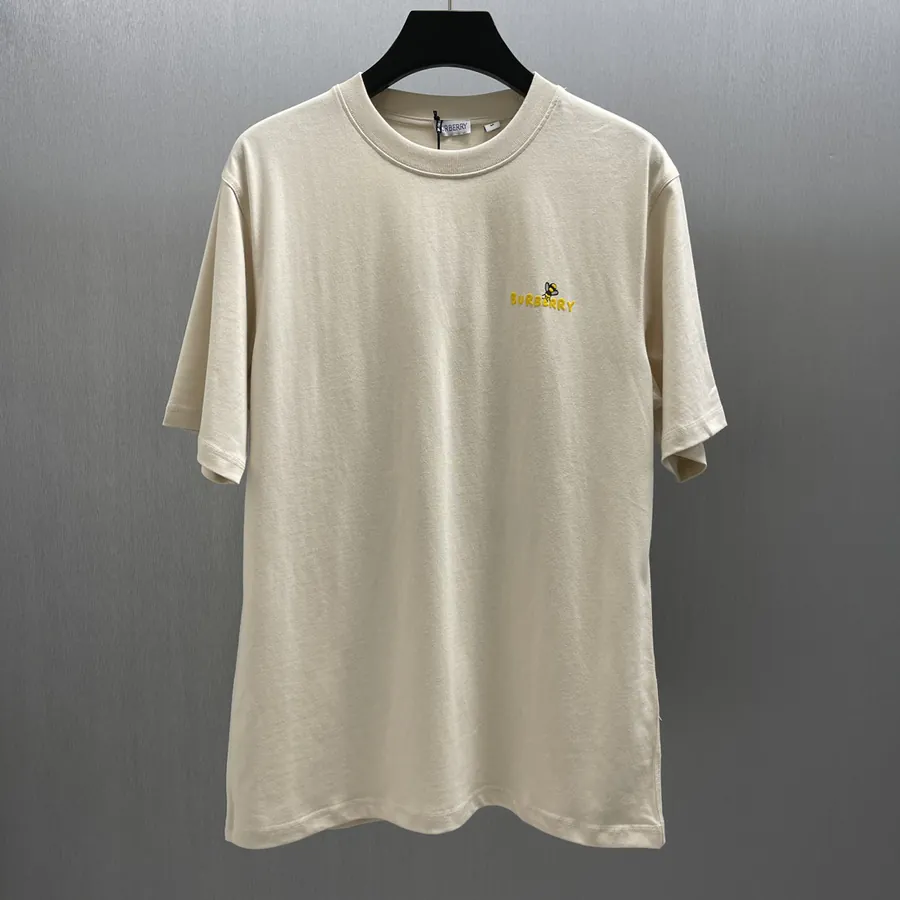 Burberry Round Neck T Shirt with Bees Print