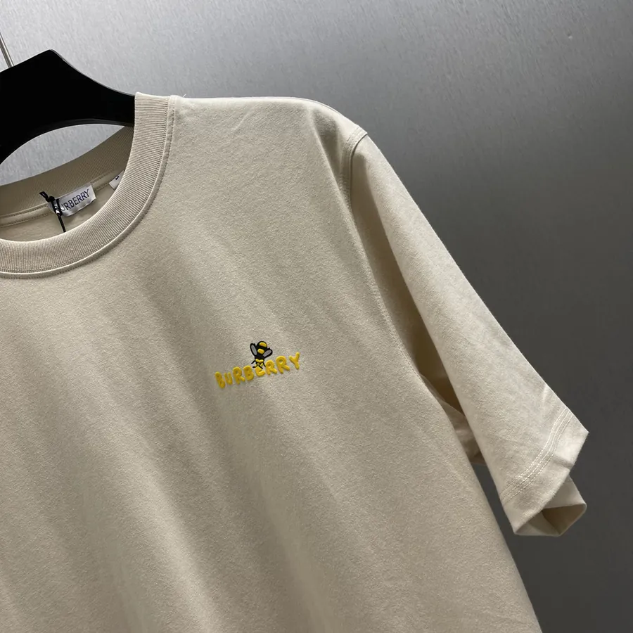 Burberry Round Neck T Shirt with Bees Print