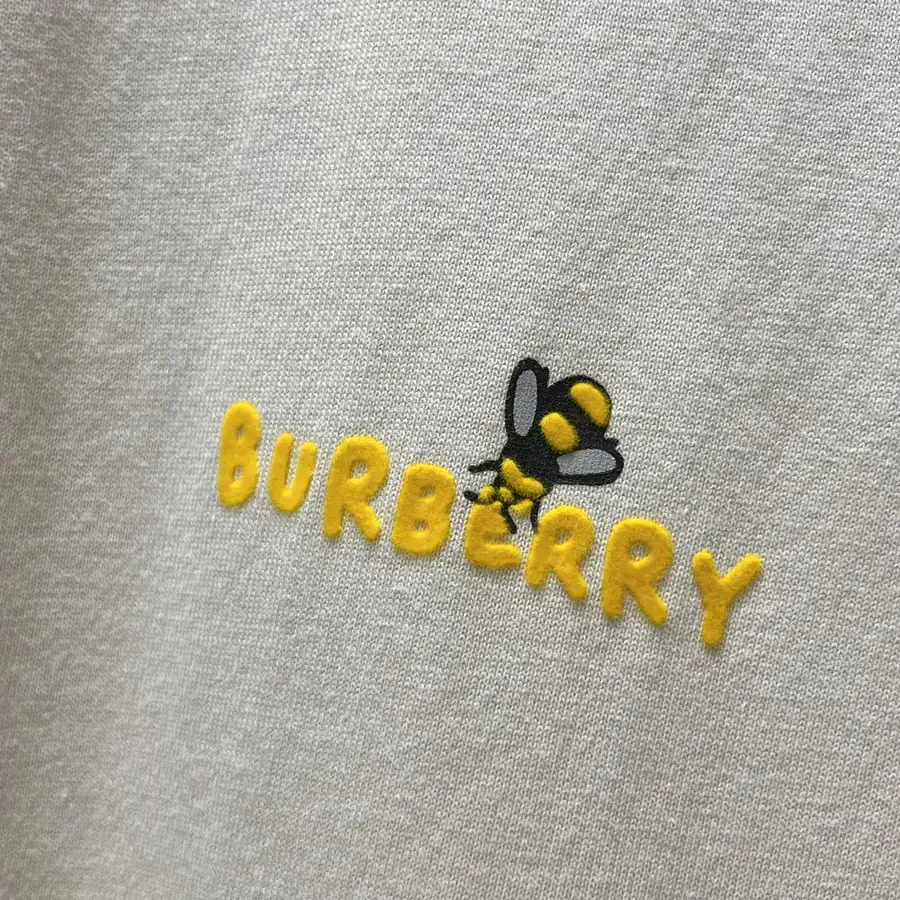 Burberry Round Neck T Shirt with Bees Print