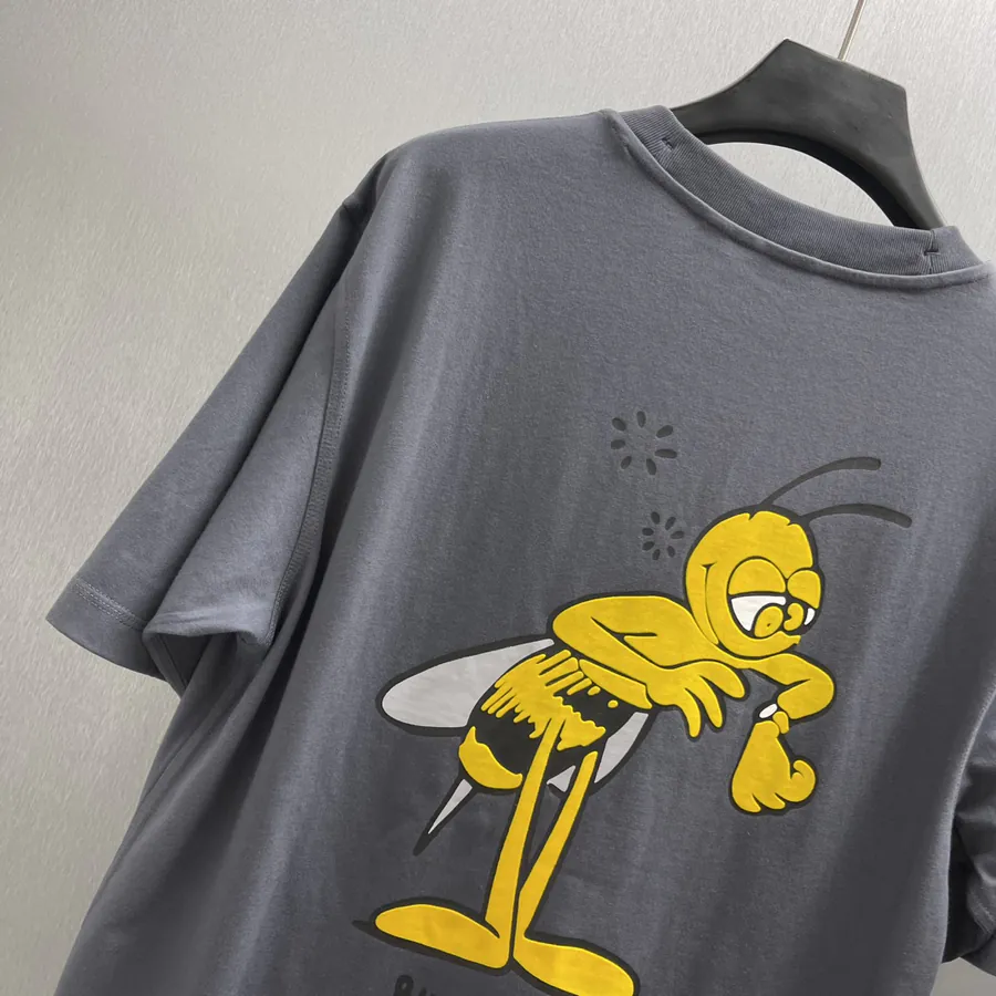 Burberry Plush Bee Print Short Sleeve T Shirt