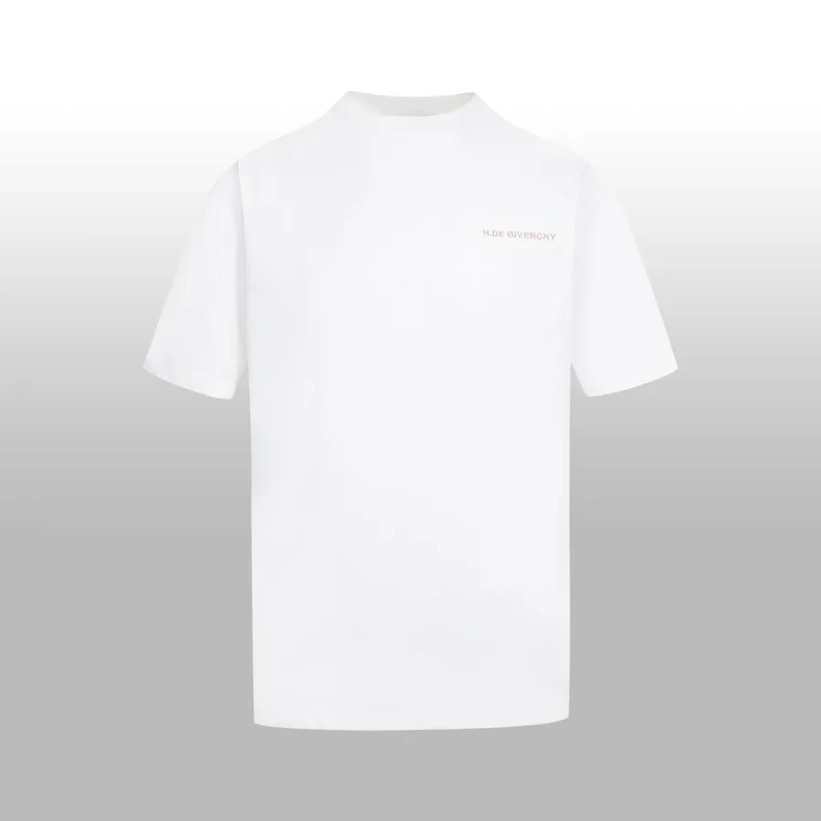 GIVENCHY Embroidered Logo情侣款Short T Shirt