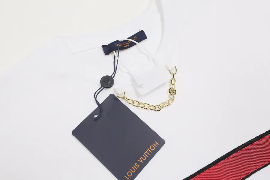 25ss New Metal Chain Print Short Sleeve
