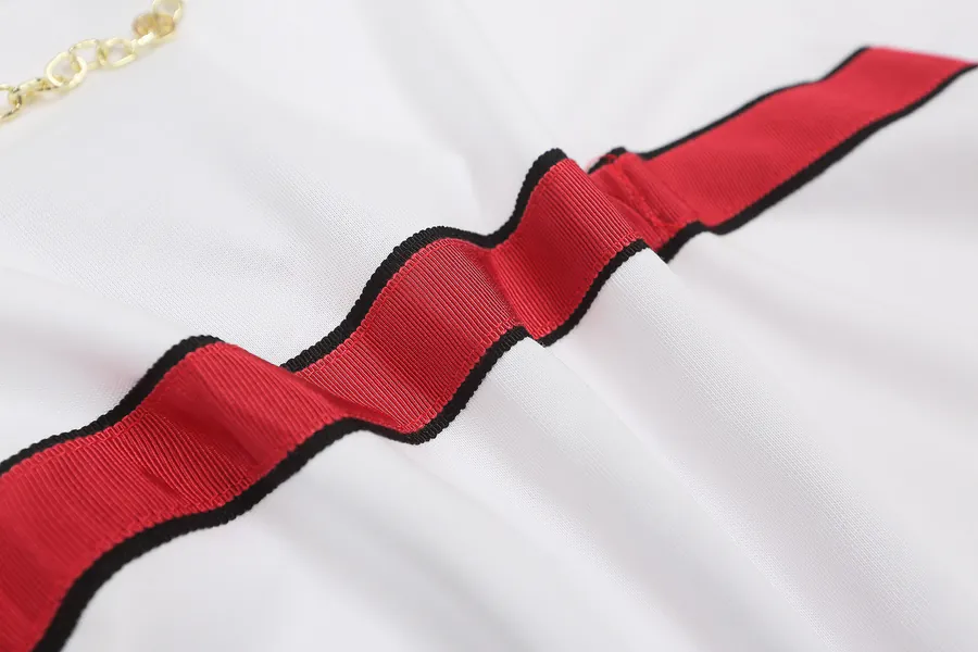 25ss New Metal Chain Print Short Sleeve