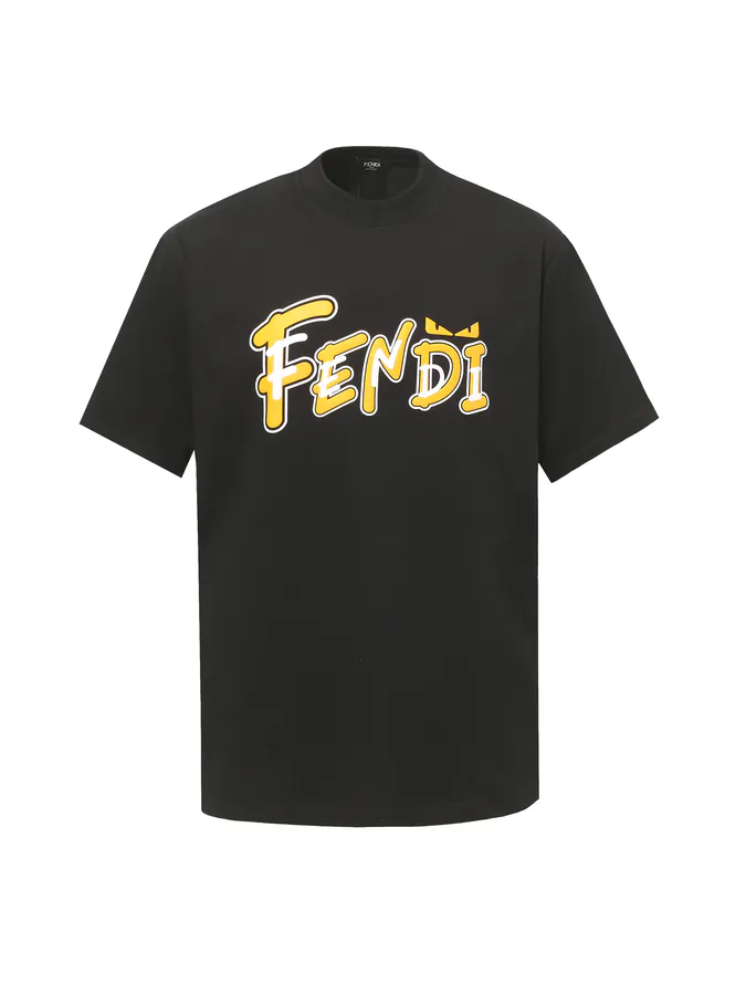 Fendi 25ss Overlapping Letter Eye T Shirt