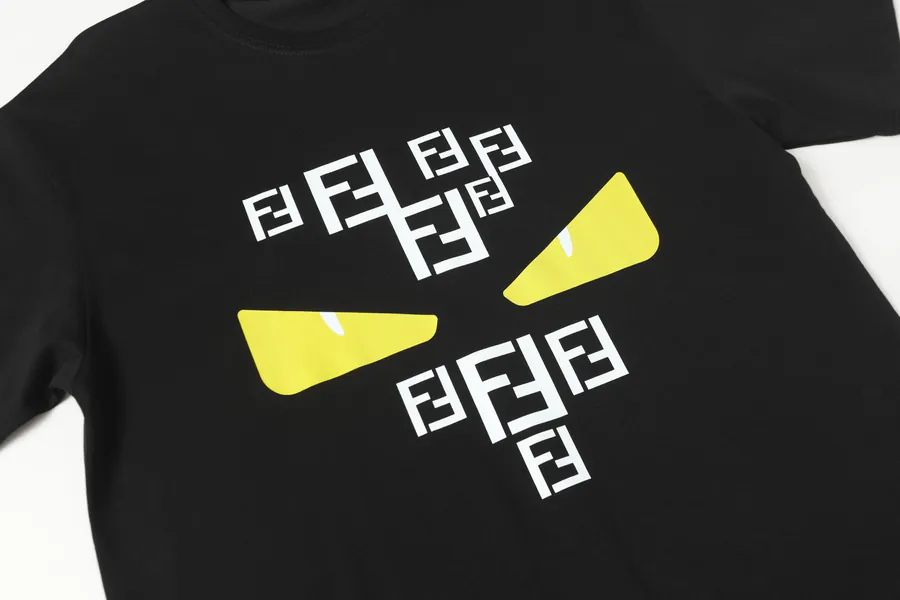 FD2025ss New Classic Monster Eye Loose T Shirt