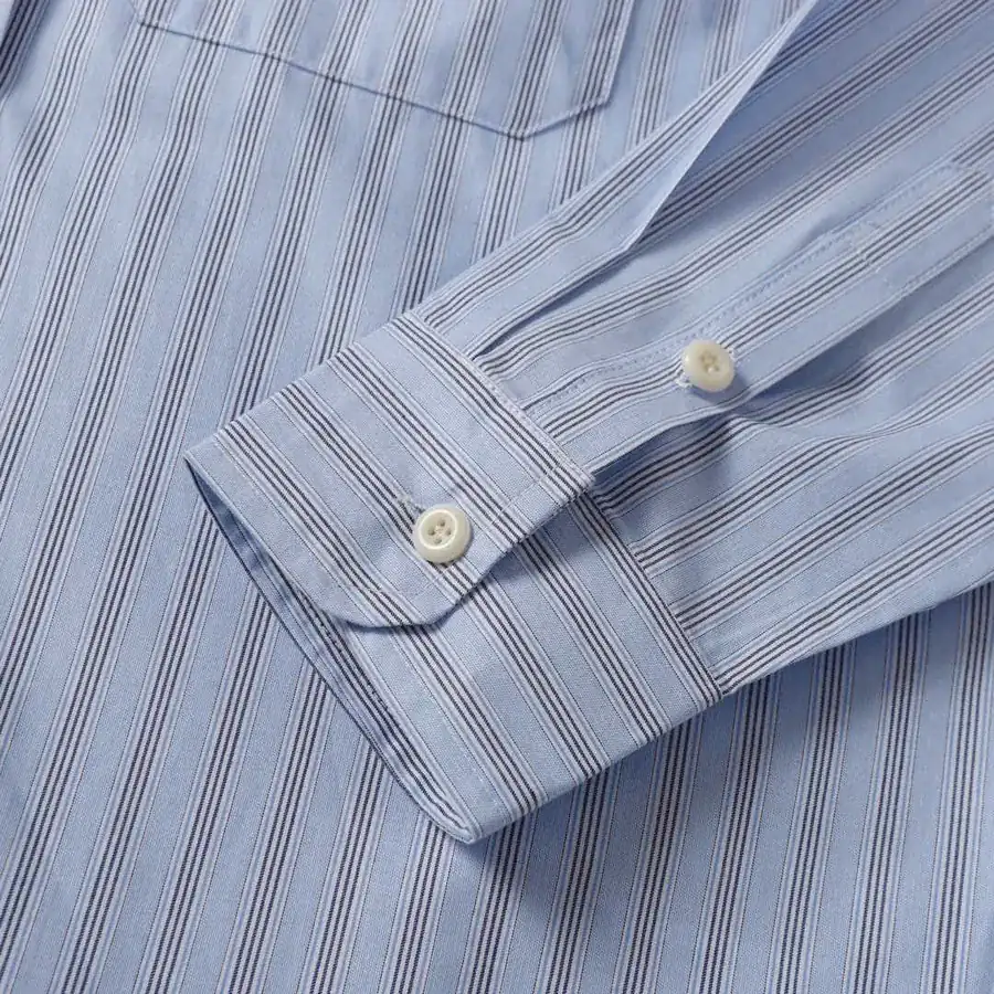 MIUMIU 25 Point SS New Arrival Embroidered Striped Cotton Shirt