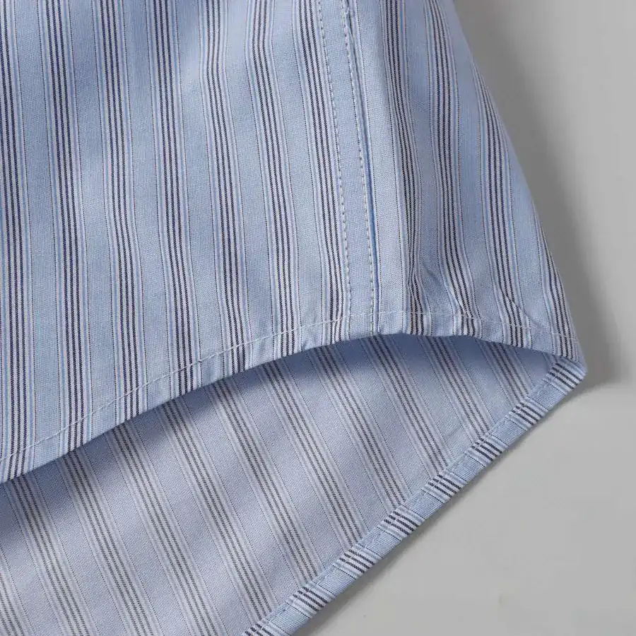 MIUMIU 25 Point SS New Arrival Embroidered Striped Cotton Shirt