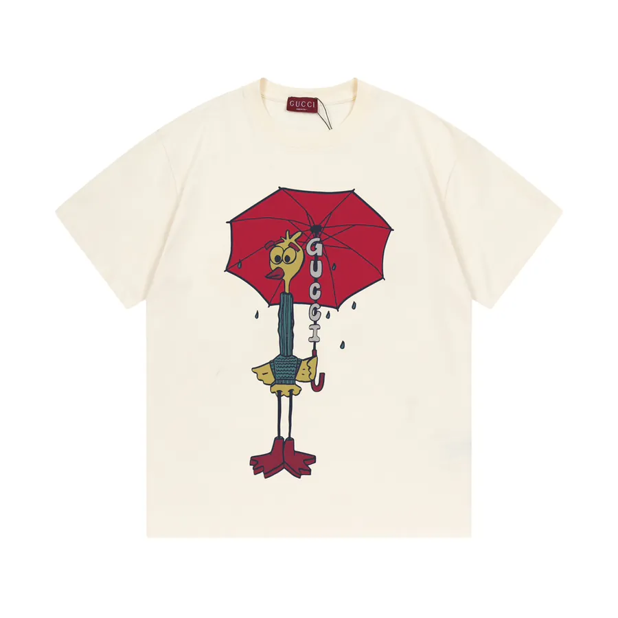 Gucci 2025 New Collection Fun Duck Letter Logo T Shirt