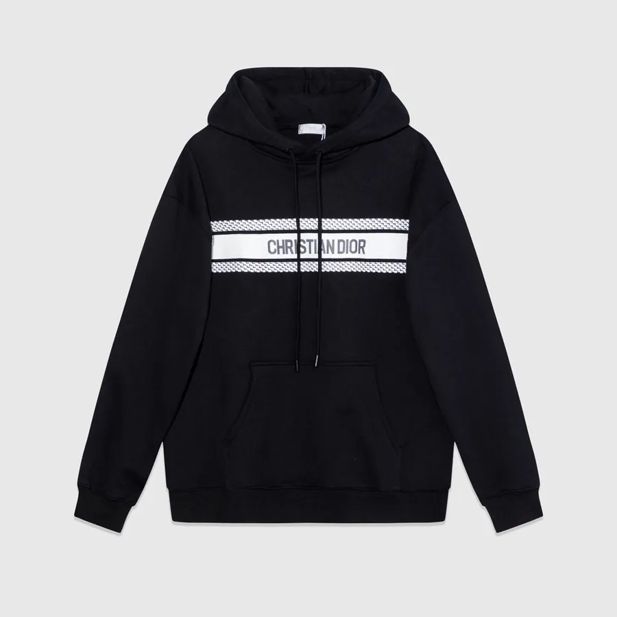 Dior CD Letter Original Fabric Hoodie Casual & Stylish