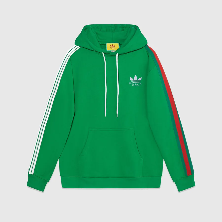 Gucci x Three Leaf Clover Collaboration Oversized Hoodie