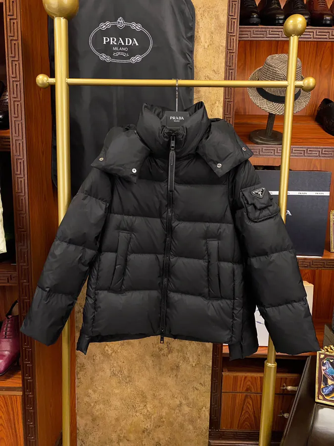 PRAD@ Ladies Hoodie with 95% White Goose Down