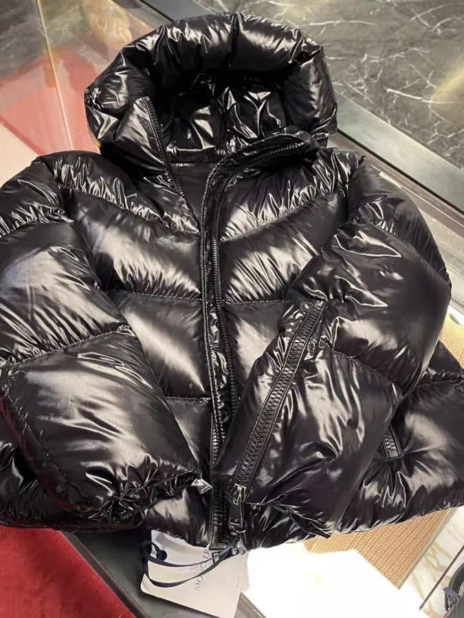 Moncler Montrose Short Jacket with Hidden Logo