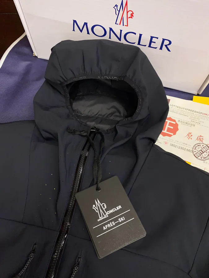 Moncler Men's Lightweight Outdoor Hoodie with Minimalist Style