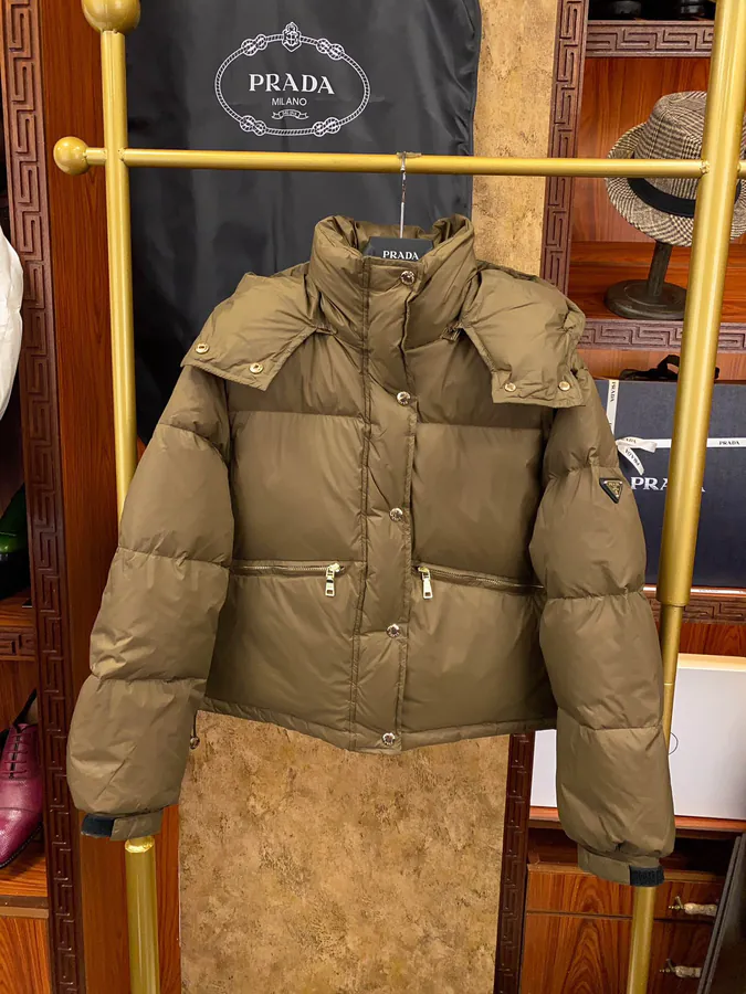 PRAD@ Ladies' Short Hooded Jacket