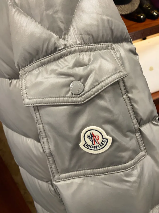 Moncler Maya Grey Edition, Clean Fit Down Jacket
