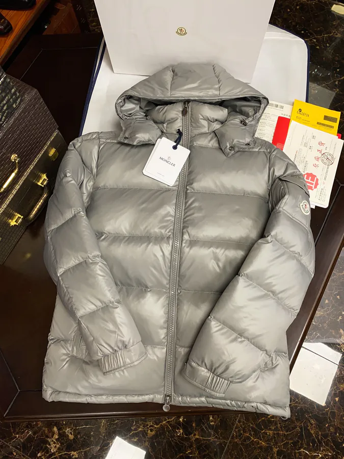 Moncler Maya Grey Edition, Clean Fit Down Jacket