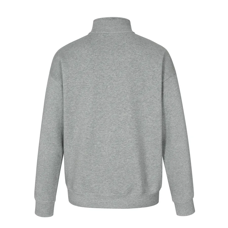 CD Logo Half Zip Hoodie with Stand Collar Unisex