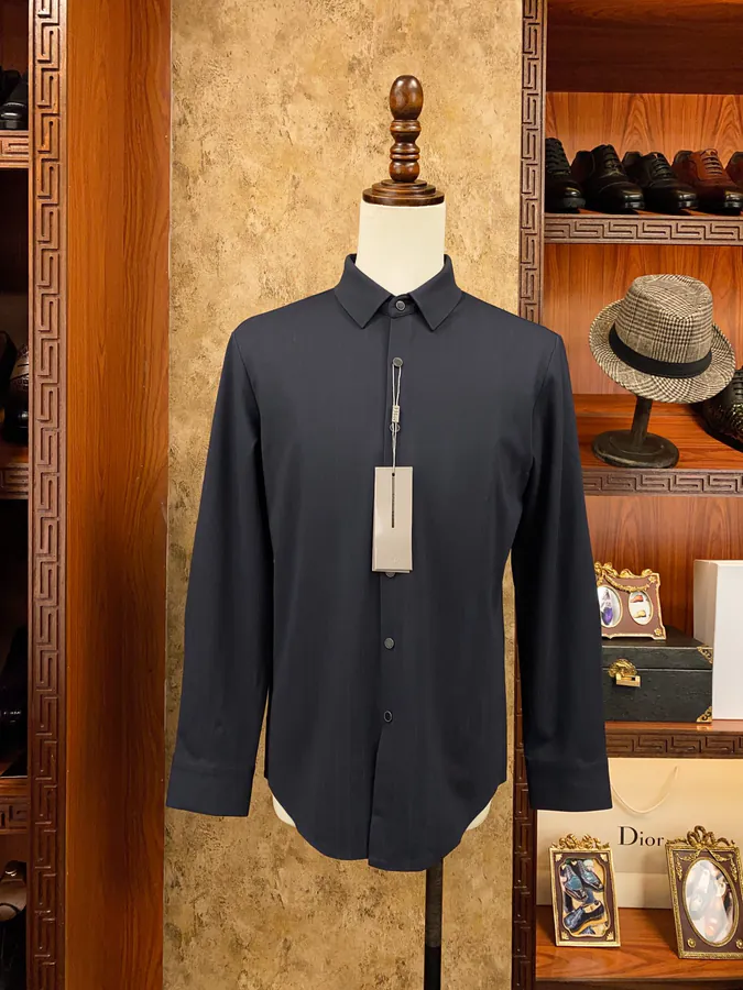 CD DIOR Men's Shirt Premium Fabric, Luxury Buttons, Perfect Fit