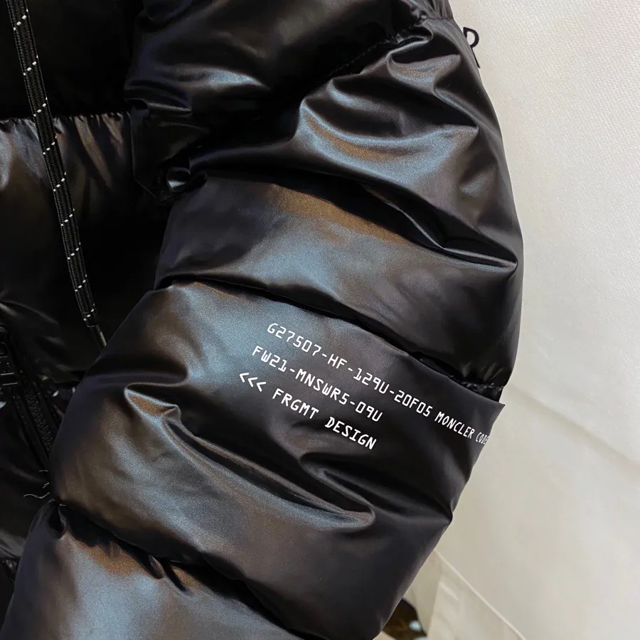 Moncler x Hiroshi Fujiwara Collaboration Earth Pattern情侣连帽羽绒服