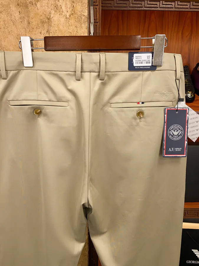 Armani High End Casual Chino Pants
