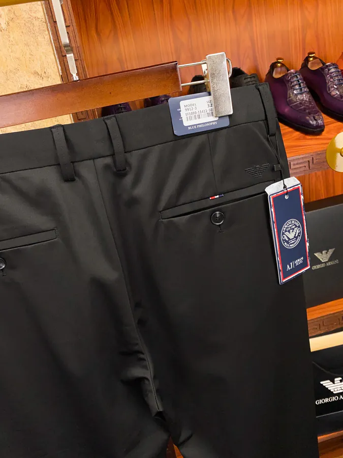 Armani Premium Four Way Stretch Trousers