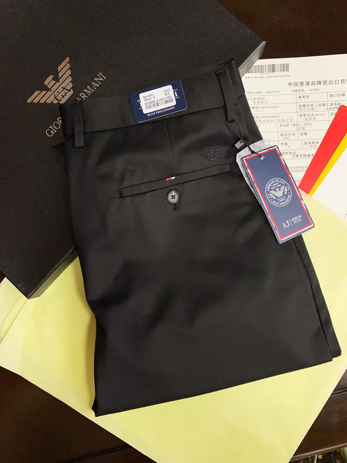 Armani Premium Four Way Stretch Trousers