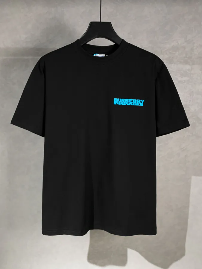 Burberry Round Circle Tartan Short Sleeve T Shirt