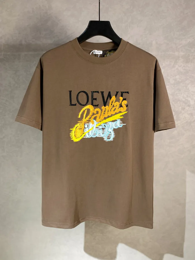 LOEW 罗意威 Paula’s Island Round Neck T Shirt