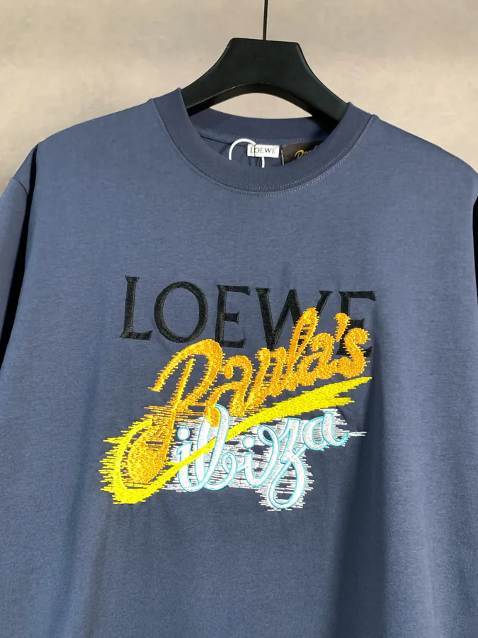 LOEW 罗意威 Paula’s 海岛圆领短袖T恤